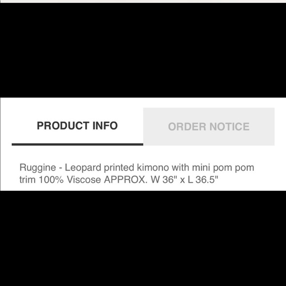 CLEARANCE ‼️LEOPARD DETAIL BLACK IVORY - Kimono - Picture 5 of 6